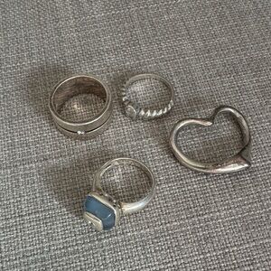 Sterling Ring Lot